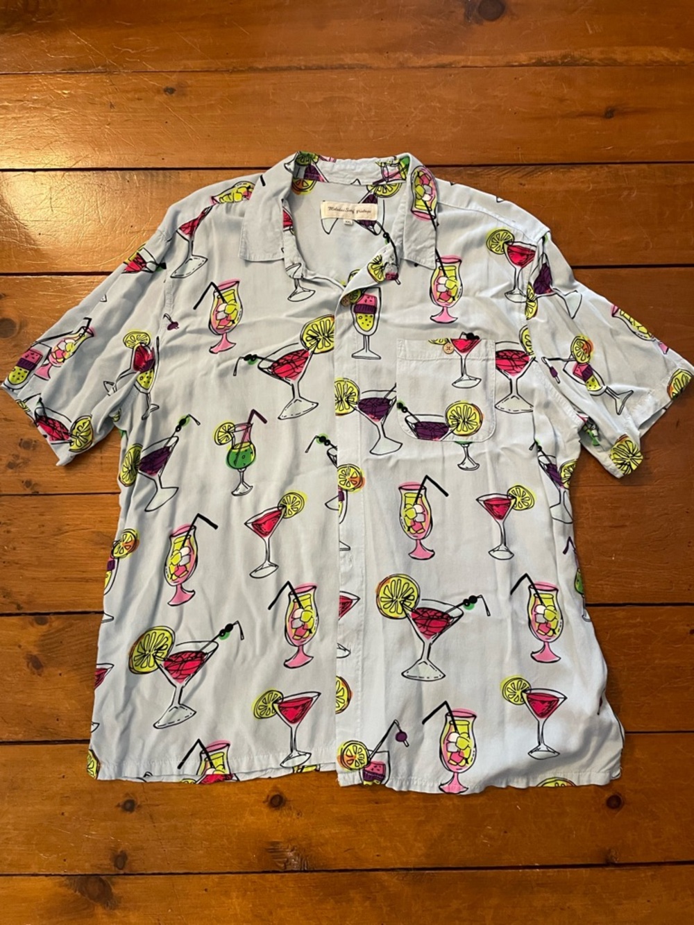 Molokai Surf Vintage Rayon Cocktail Shirt XXL - Picture 3 of 5